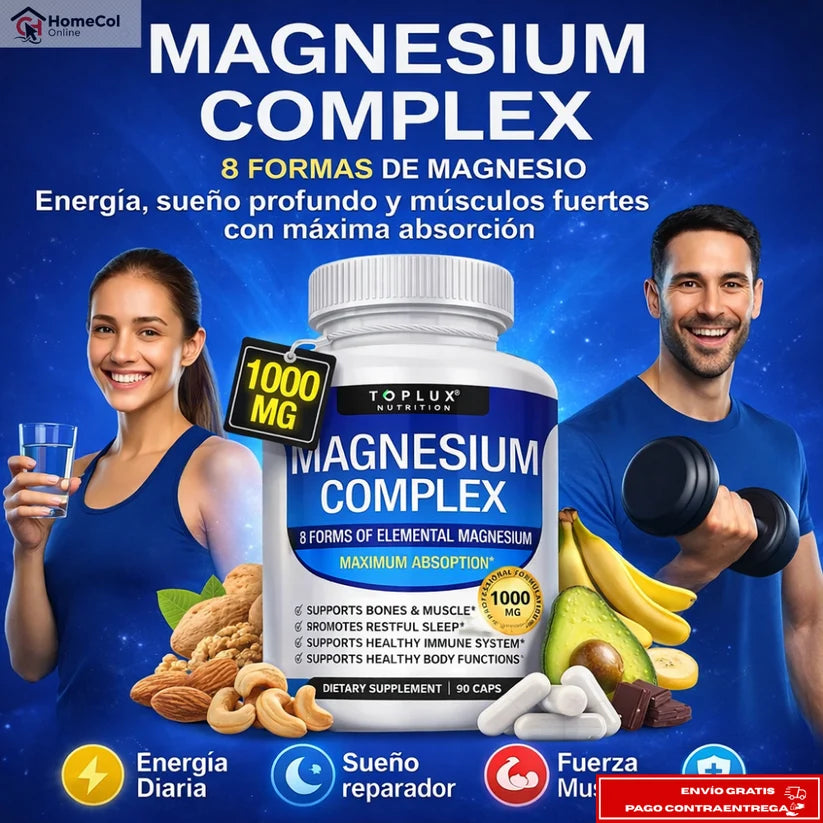 Magnesium complex 8 en 1 importado! 2x1