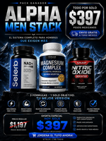🔥 ALPHA MEN STACK™SELERB NAD MEN +NITRIC OXIDE+ MAGNESIO COMPLEX💊